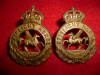 MC46 - 27th Light Horse Collar Badge Pair